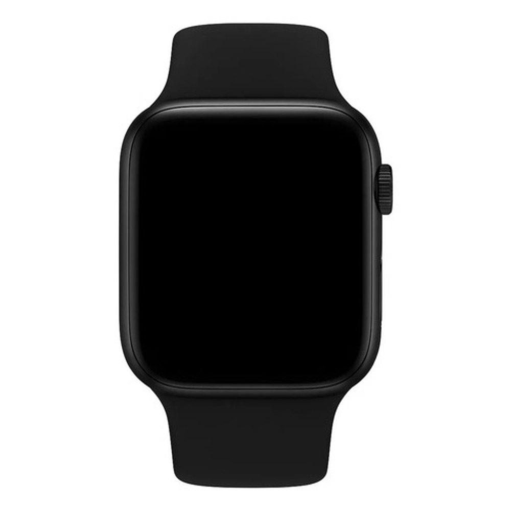 Pulseira Esportiva Silicone Para Apple Watch 42-49mm Preta