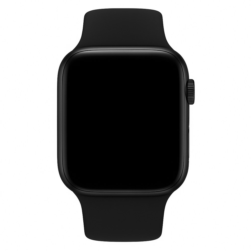 Pulseira Esportiva Silicone Para Apple Watch 42-49mm Preta
