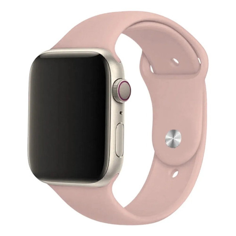Pulseira Esportiva Silicone Para Apple Watch 42-49mm Rosa