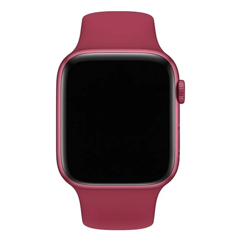 Pulseira Esportiva Para Apple Watch 42-49mm Rosa Escuro