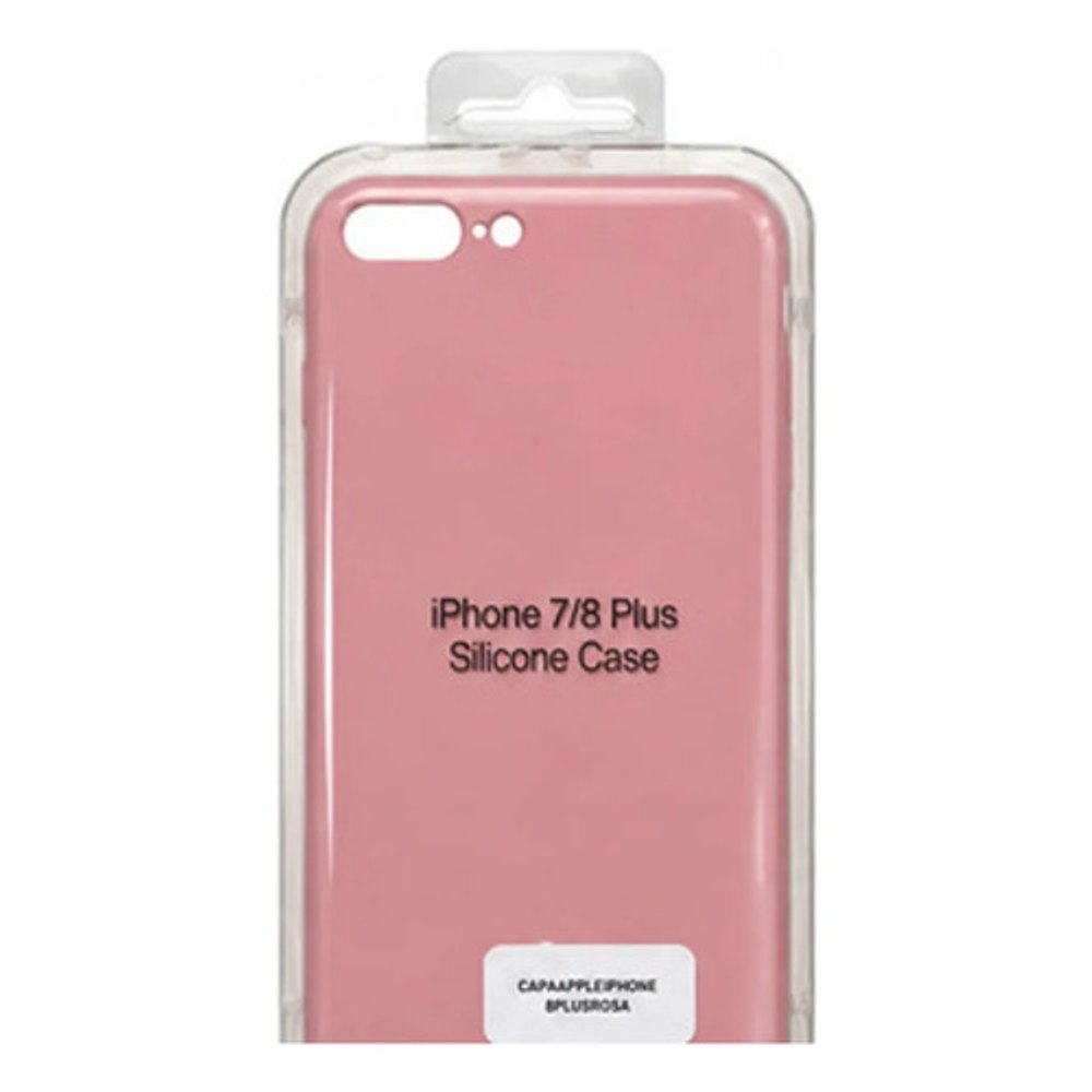 Capa Apple Silicone iPhone 8 Plus Rosa