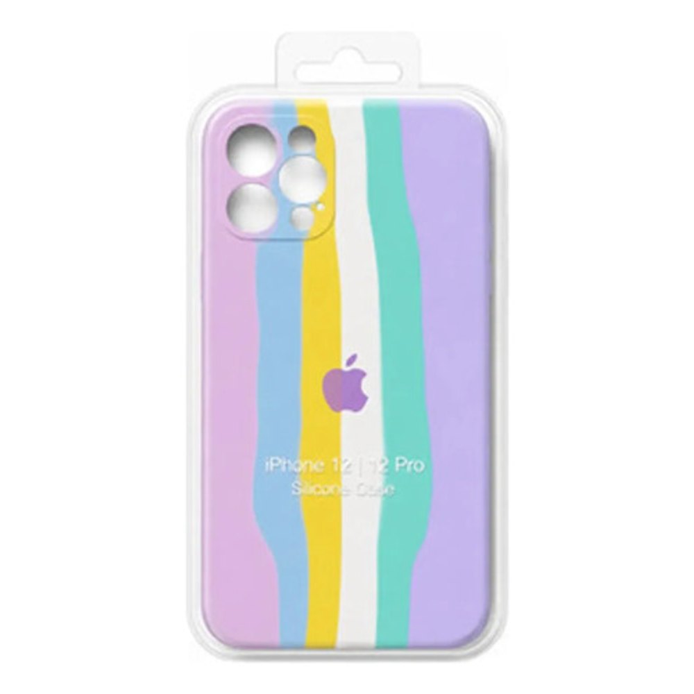 Capa Colorida Arco-Íris para iPhone 12 Pro