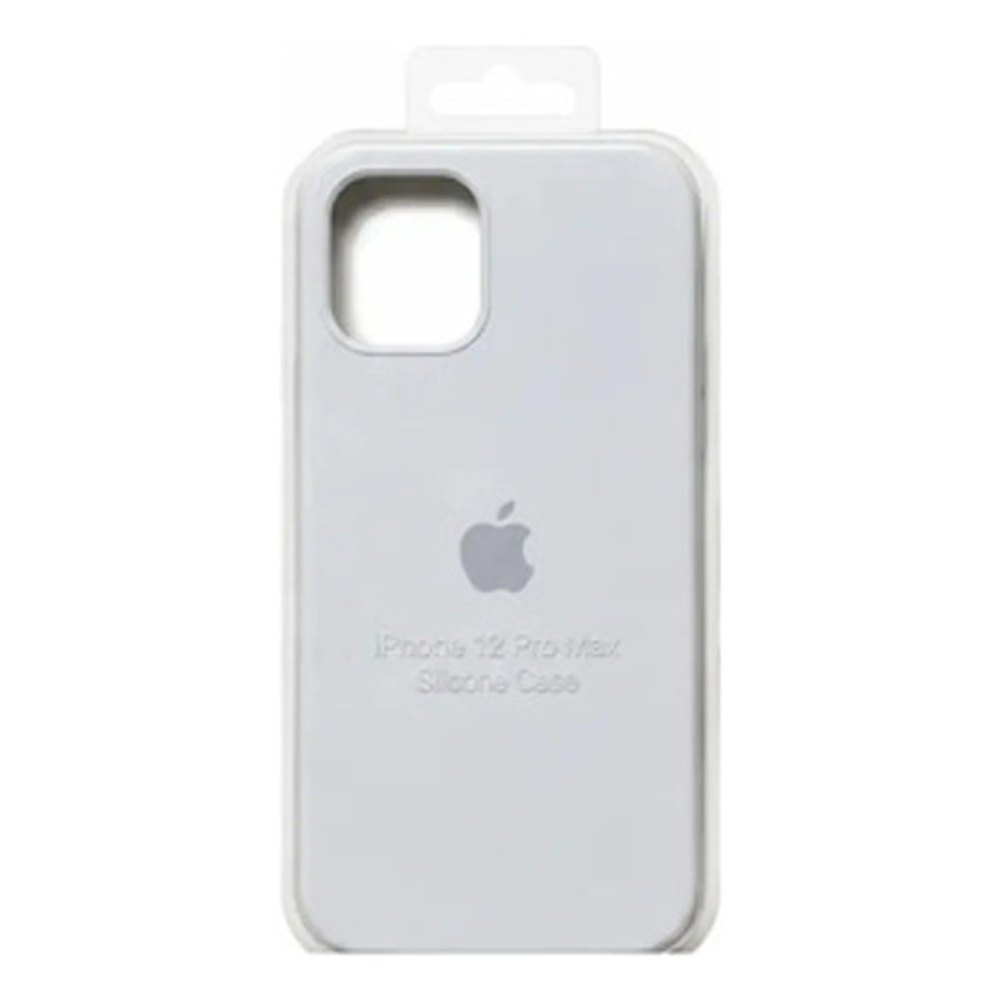 Capa de Silicone para iPhone 12 Pro Max - Branca