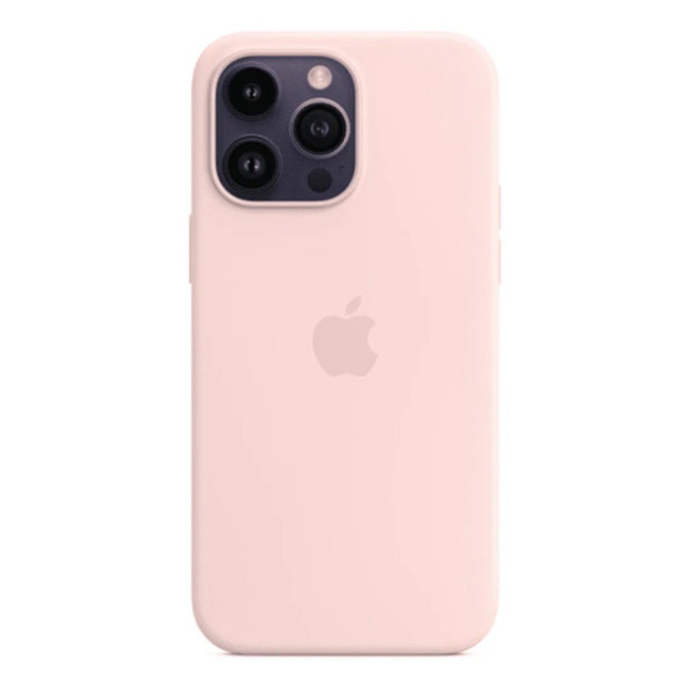 Capa de Silicone para iPhone 14 Pro Max - Rosa