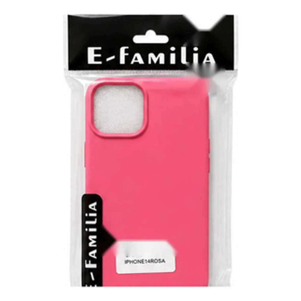 Capa de Silicone para iPhone 14 - Rosa