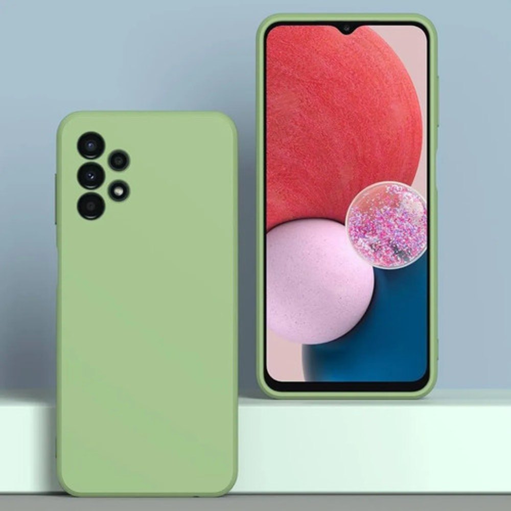 Capa Silicone HWGF Samsung Galaxy A13 Verde