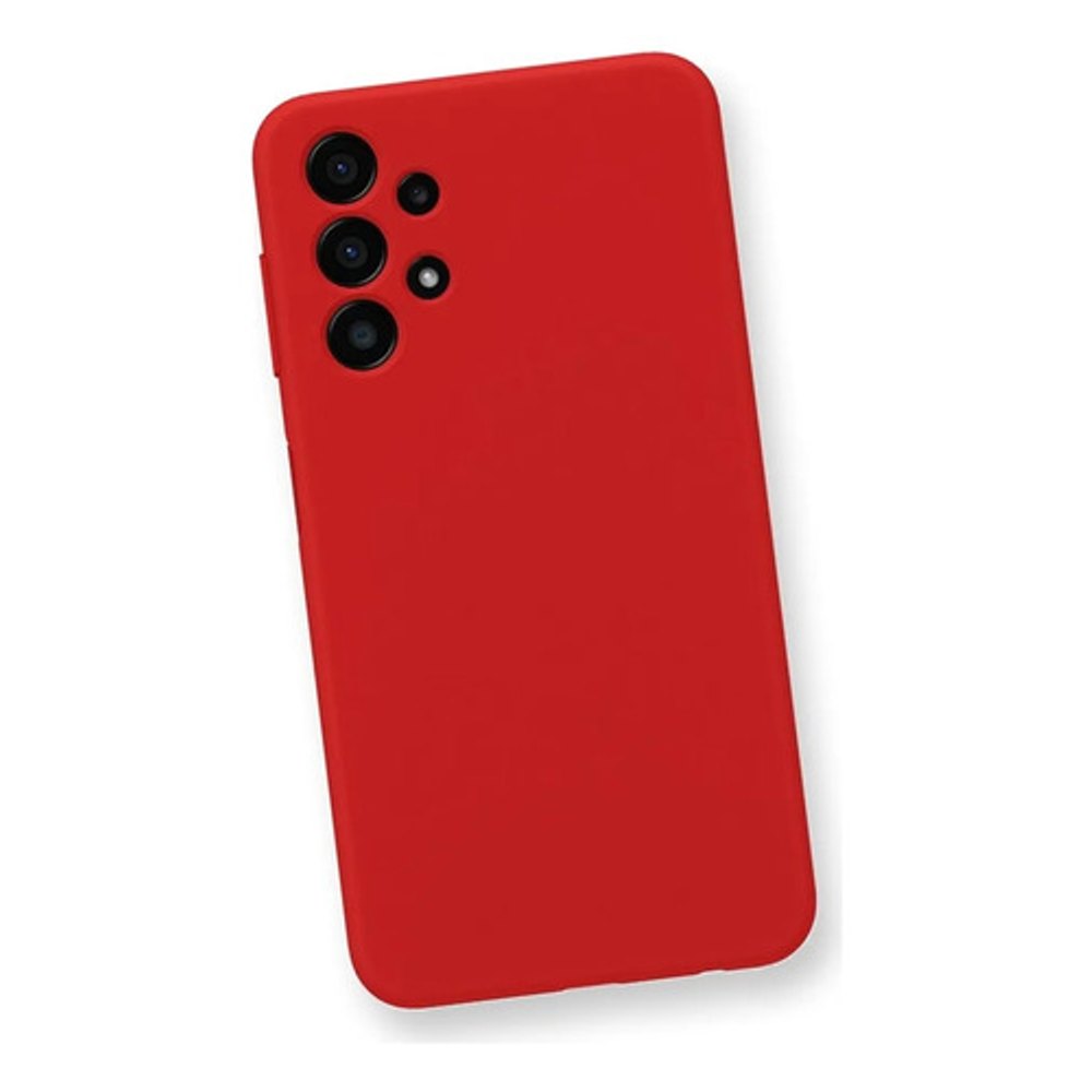 Capa Silicone E-familia Samsung Galaxy A13 Vermelho