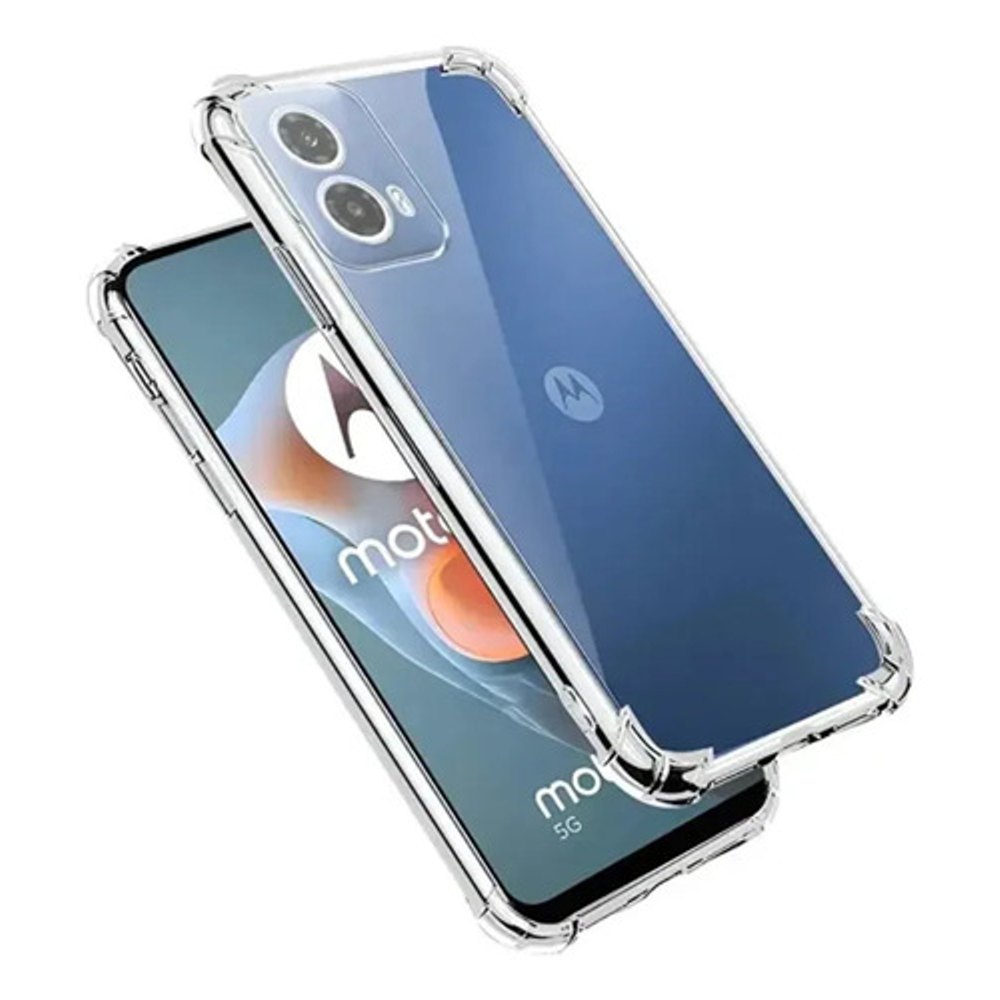Capa Silicone HJC Motorola Moto G34 5G Transparente