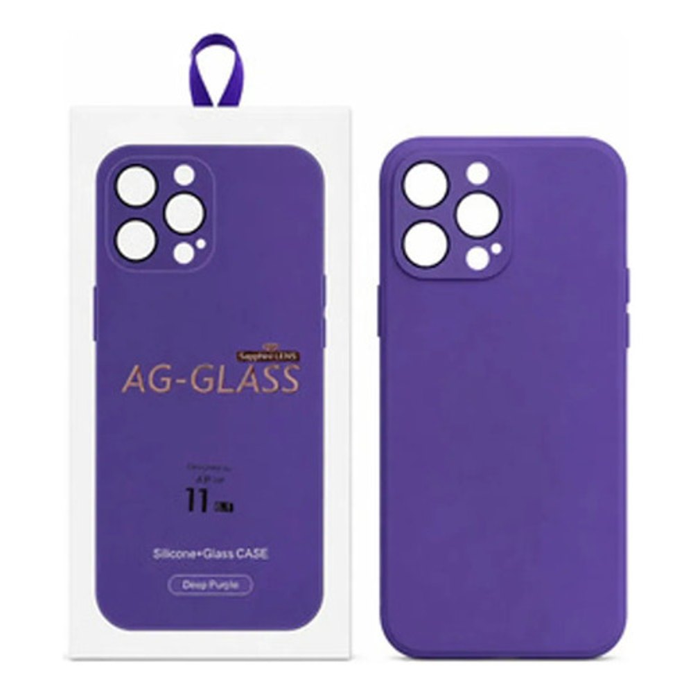 Capa AG-Glass para iPhone 11 - Cinza