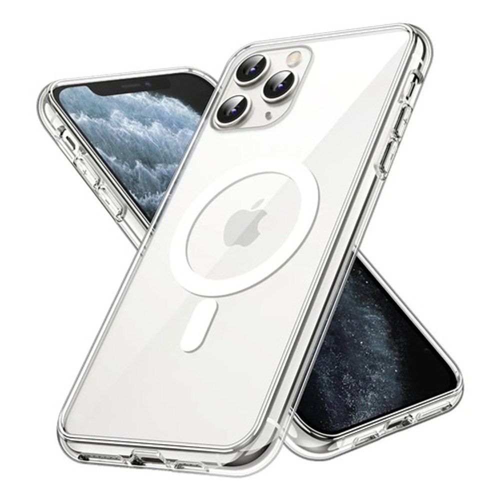 Capa Magnética Transparente para iPhone 11 Pro Max