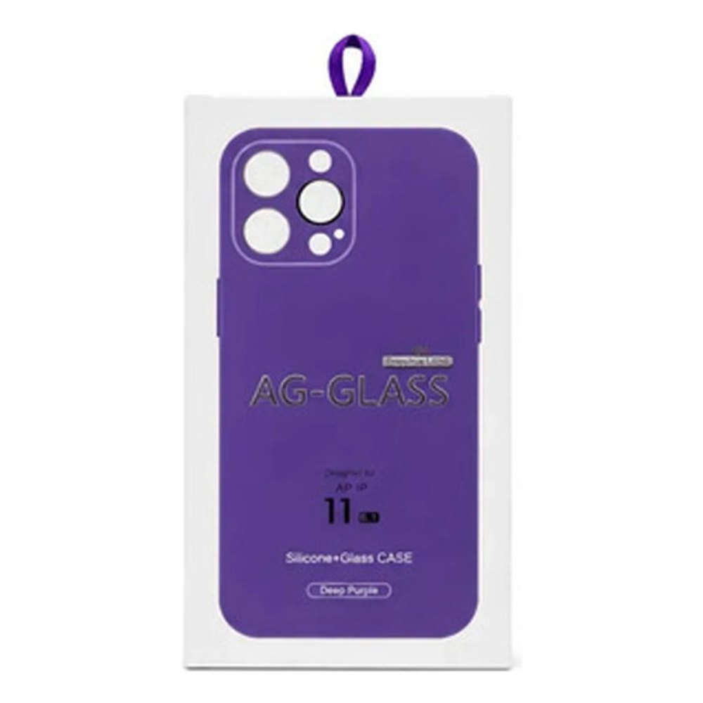 Capa AG-Glass para iPhone 13 Pro Max - Roxo