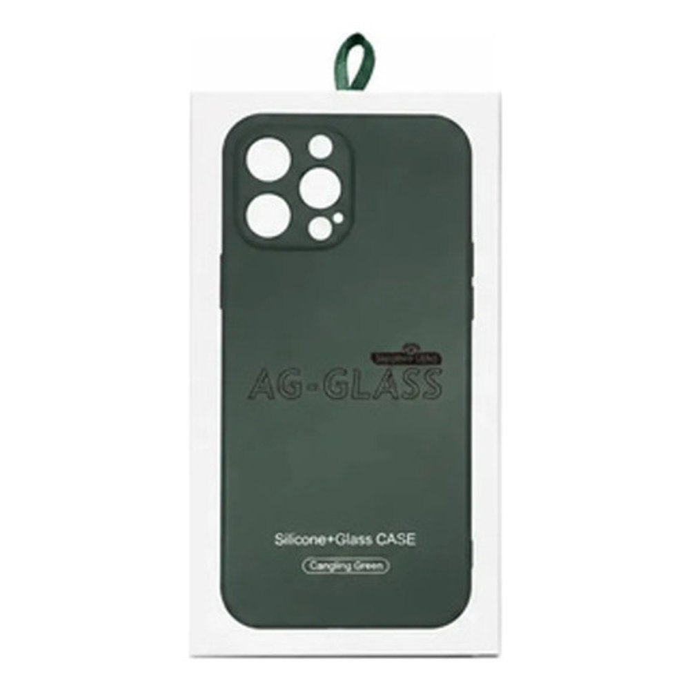 Capa AG-Glass para iPhone 14 Pro Max - Verde