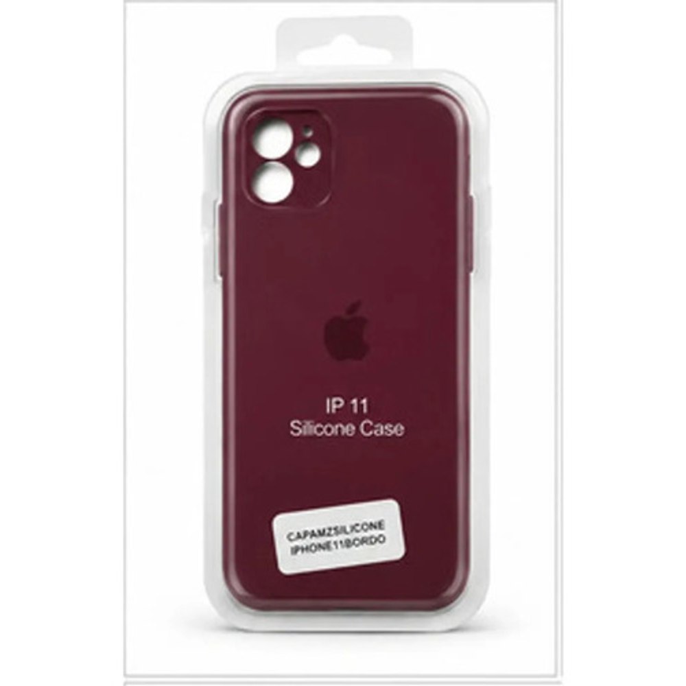 Capa MZ Silicone iPhone 11 Bordo