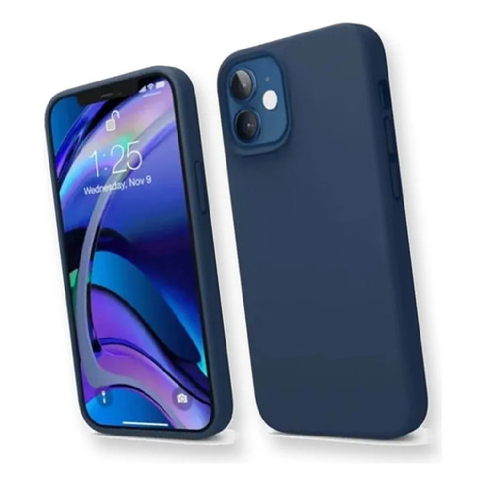 Capa MZ Silicone iPhone 12 Azul