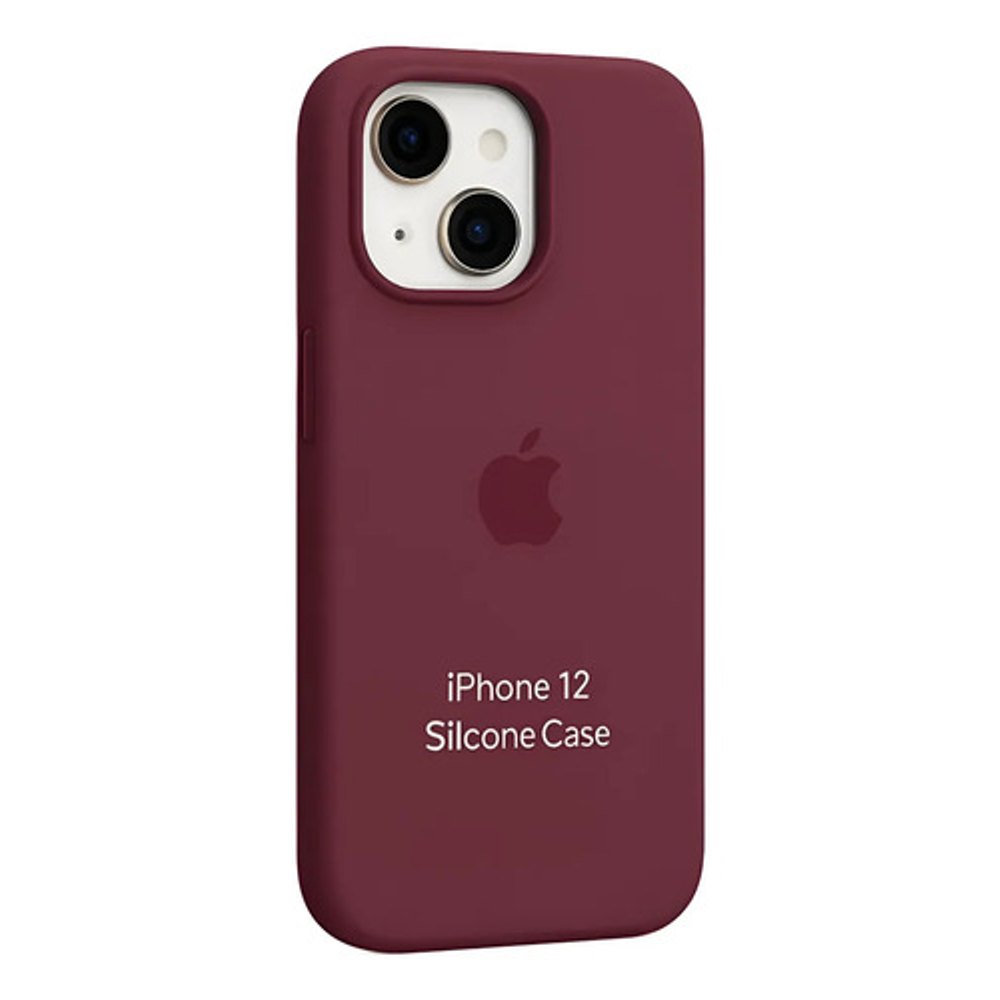 Capa MZ Silicone iPhone 12 Bordo