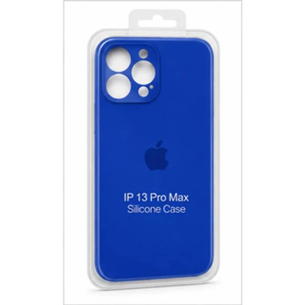 Capa de Silicone para iPhone 13 Pro Max - Azul Escuro