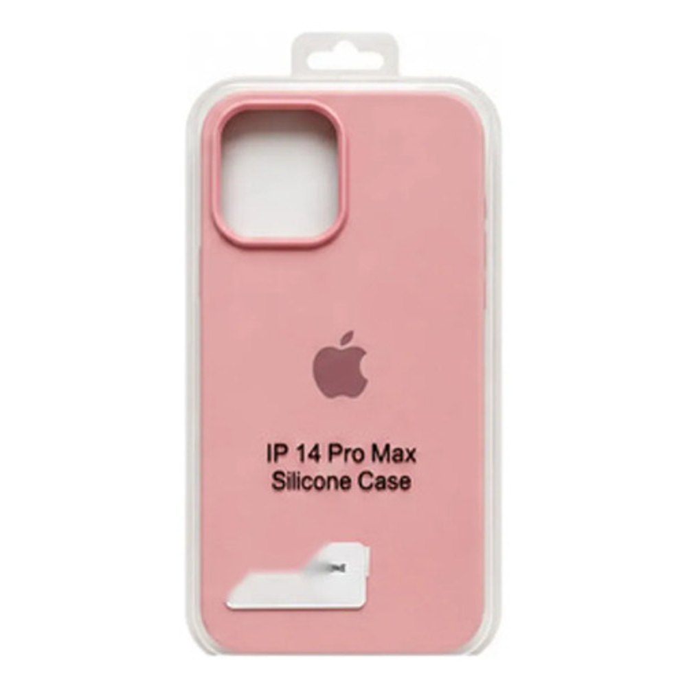 Capa de Silicone para iPhone 14 Pro Max - Rosa