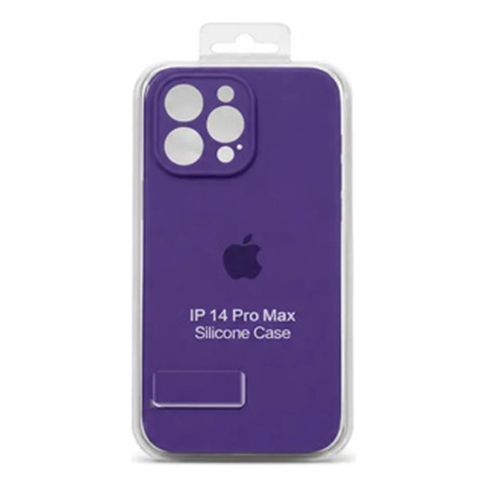 Capa de Silicone para iPhone 14 Pro Max - Roxo