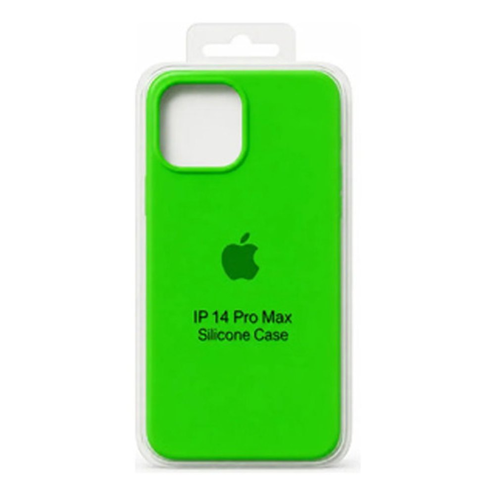 Capa de Silicone para iPhone 14 Pro Max - Verde Claro