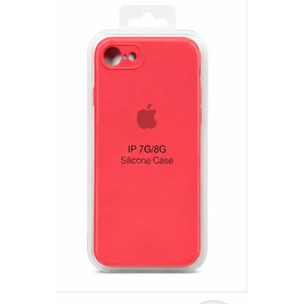 Capa de Silicone Rosa para iPhone 7