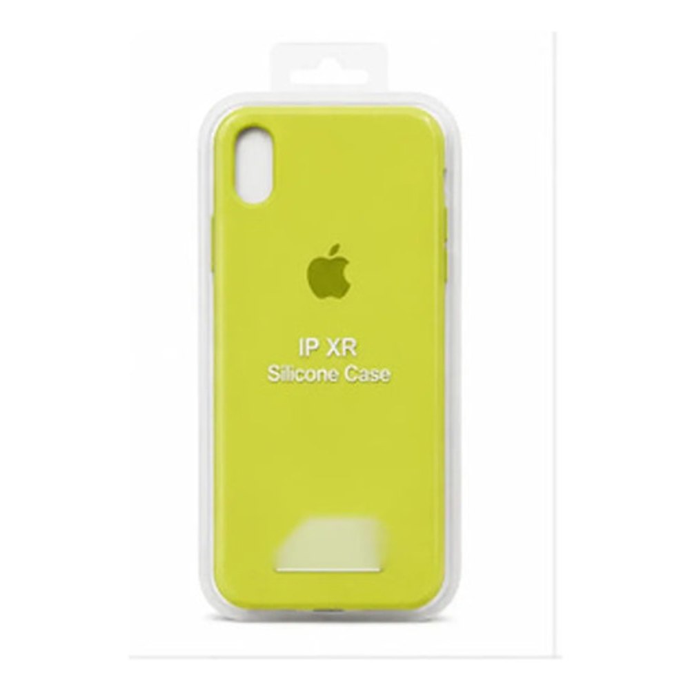 Capa de Silicone para iPhone XR - Amarelo