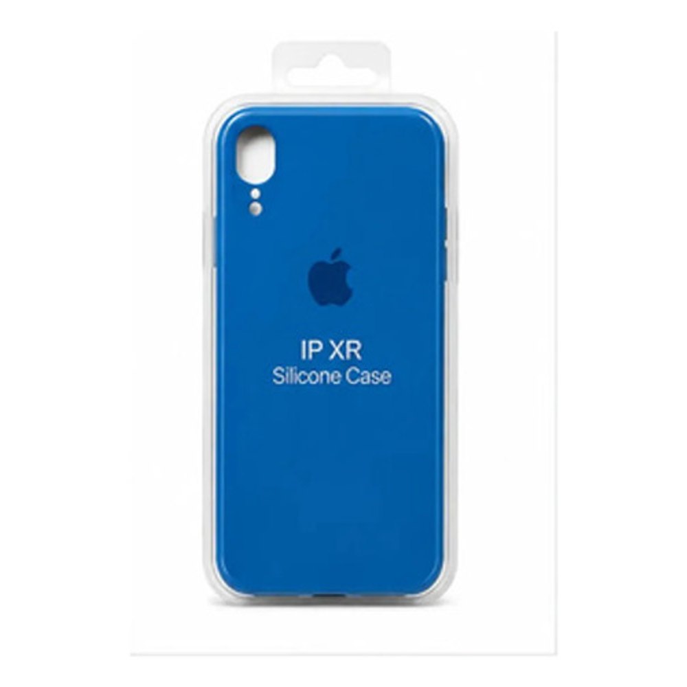 Capa de Silicone para iPhone XR - Azul