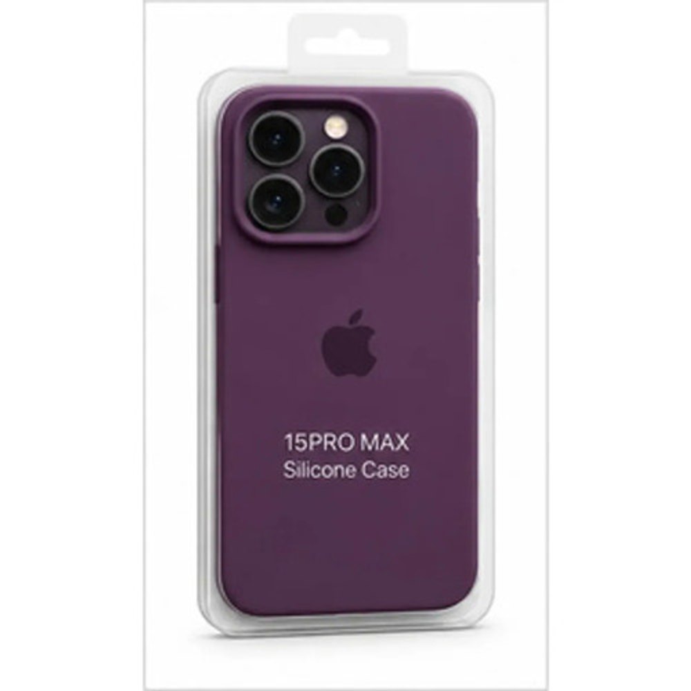 Capa MZ Silicone iPhone 15 Pro Roxo Escuro