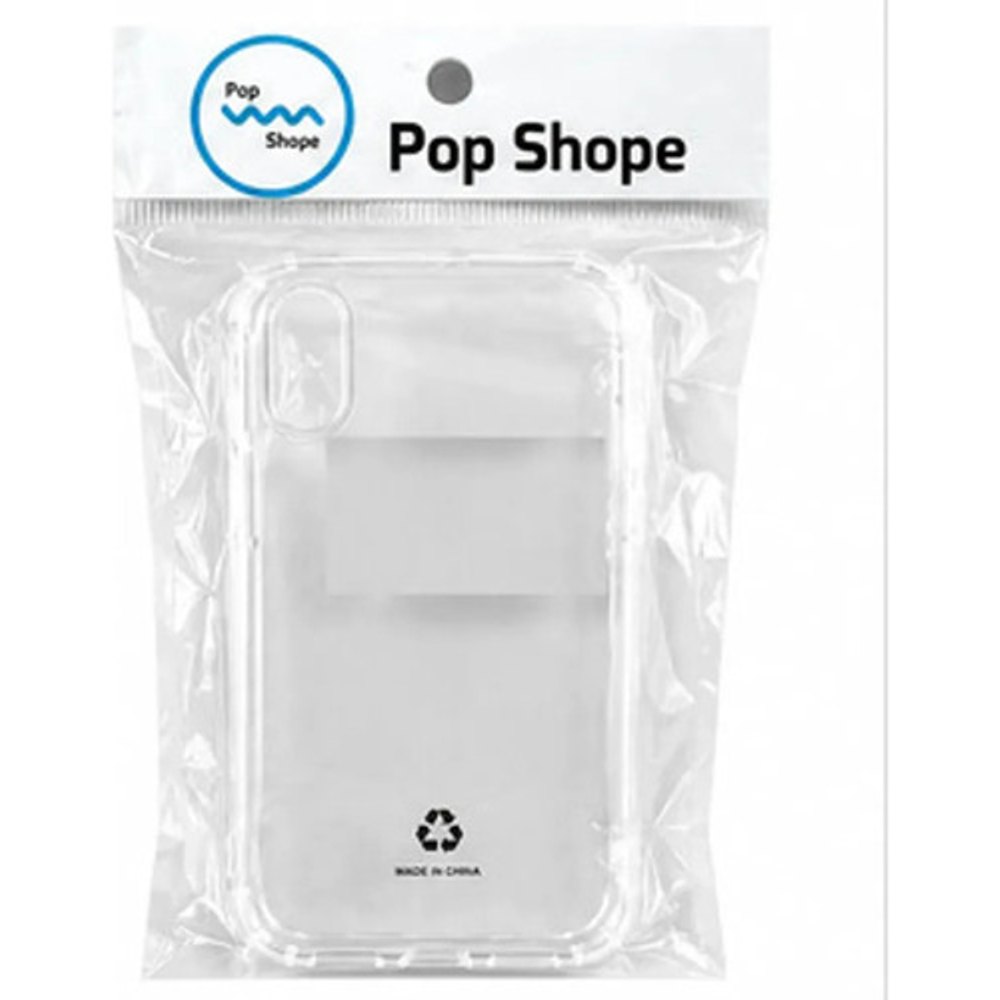 Capa New Skin Silicone iPhone XR Transparente Borda Vermelha