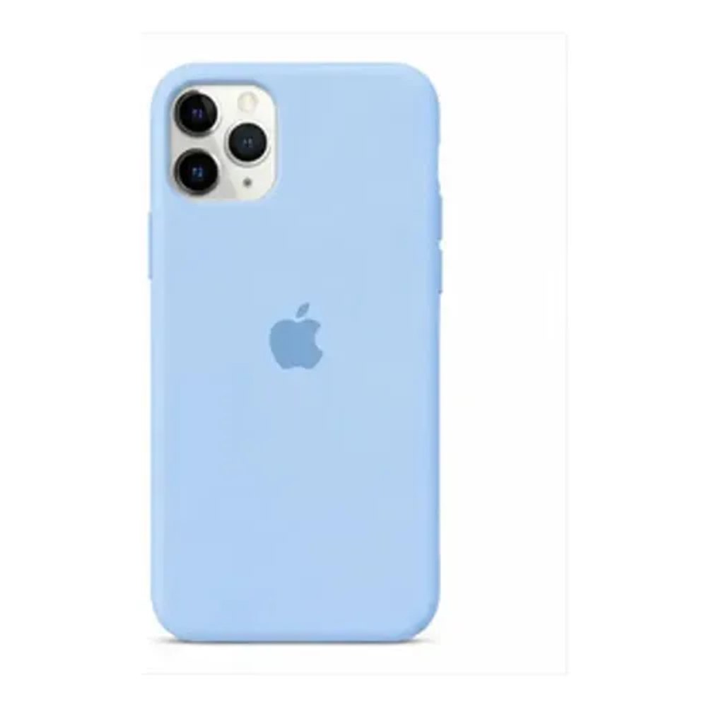 Capa de Silicone para iPhone 11 Pro - Azul Claro