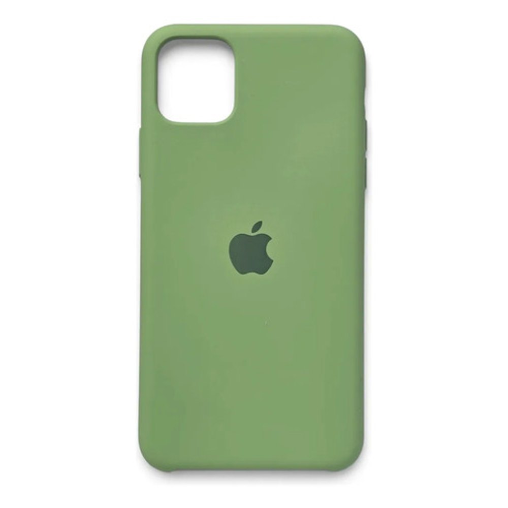 Capa de Silicone para iPhone 11 Pro Max - Verde Claro