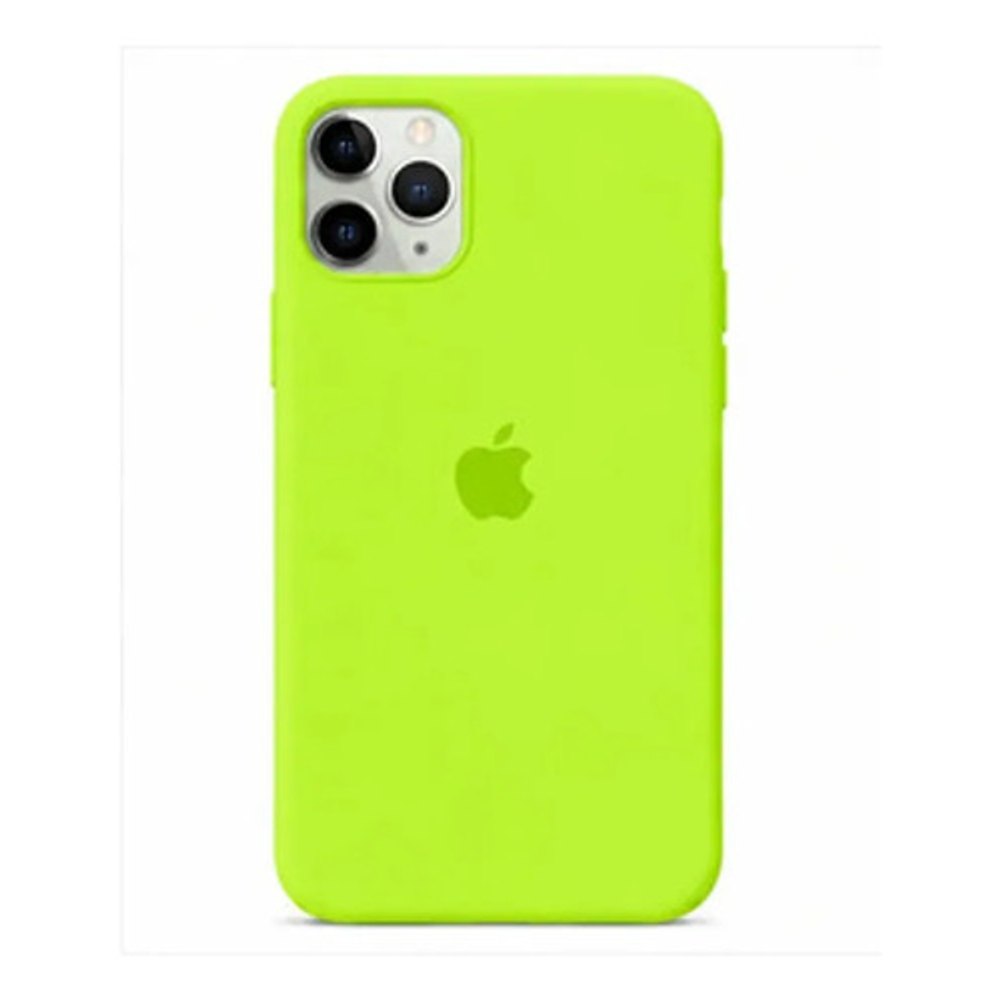 Capa de Silicone para iPhone 11 Pro Max - Verde Neon