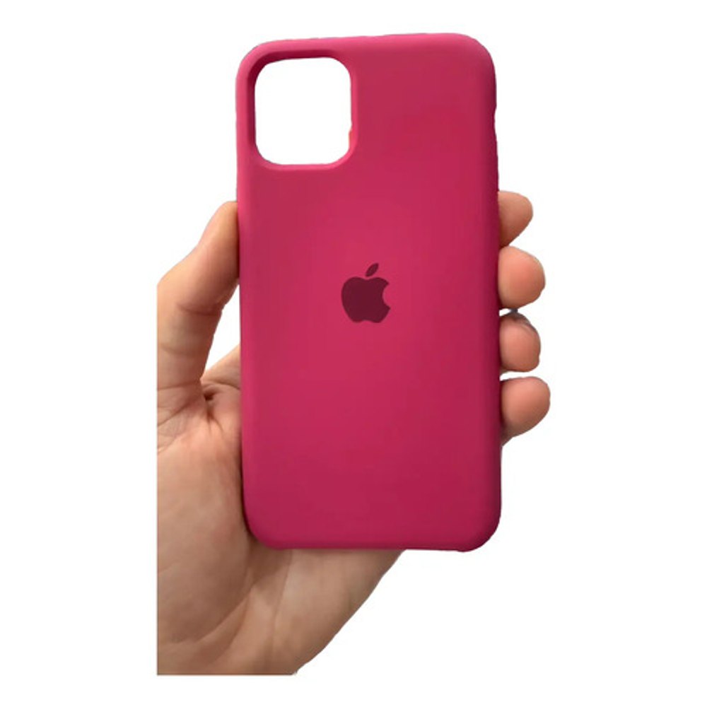 Capa de Silicone para iPhone 11 Pro - Rosa