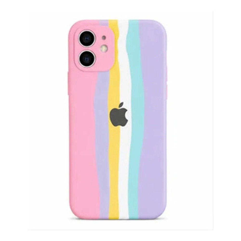 Capa de Silicone para iPhone 12 Mini - Colorida