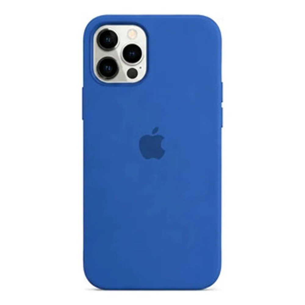 Capa de Silicone para iPhone 12 Pro Max - Azul