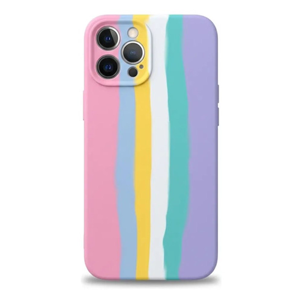Capa de Silicone para iPhone 12 Pro Max - Colorida