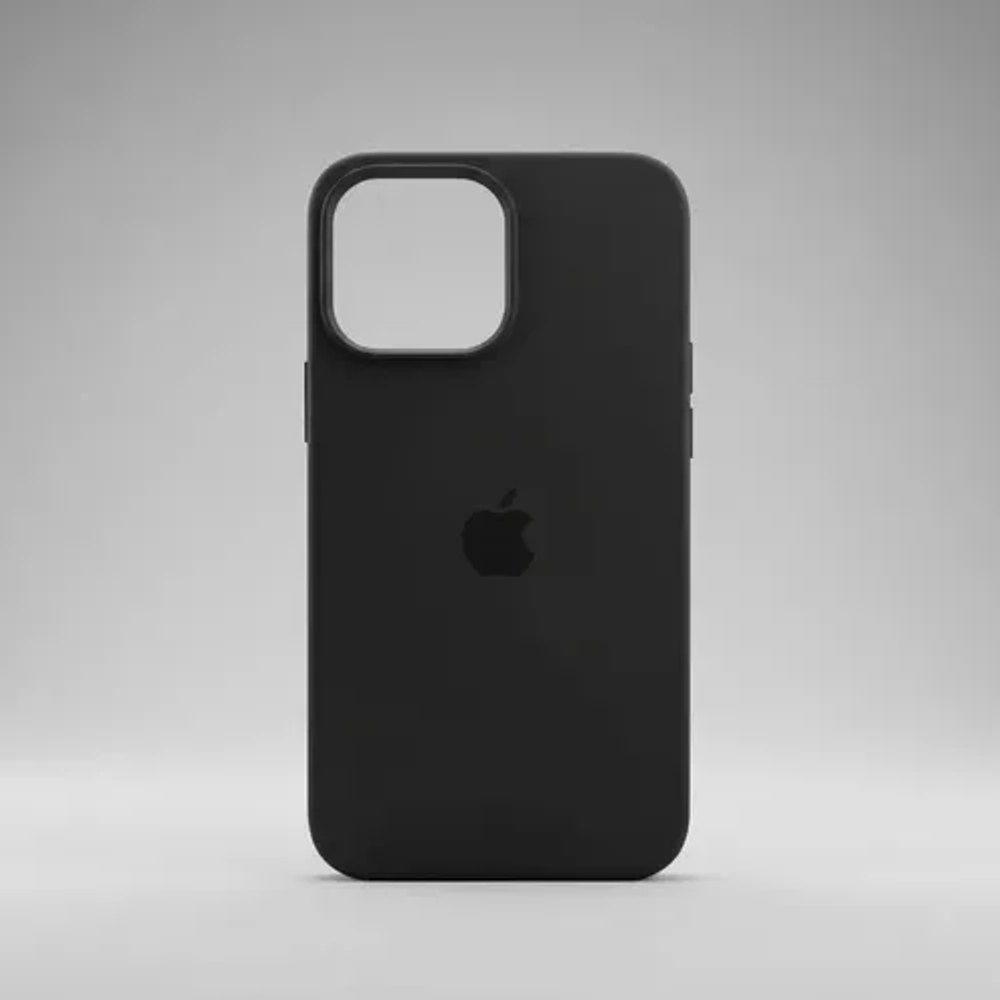 Capa de Silicone para iPhone 12 Pro Max - Preta