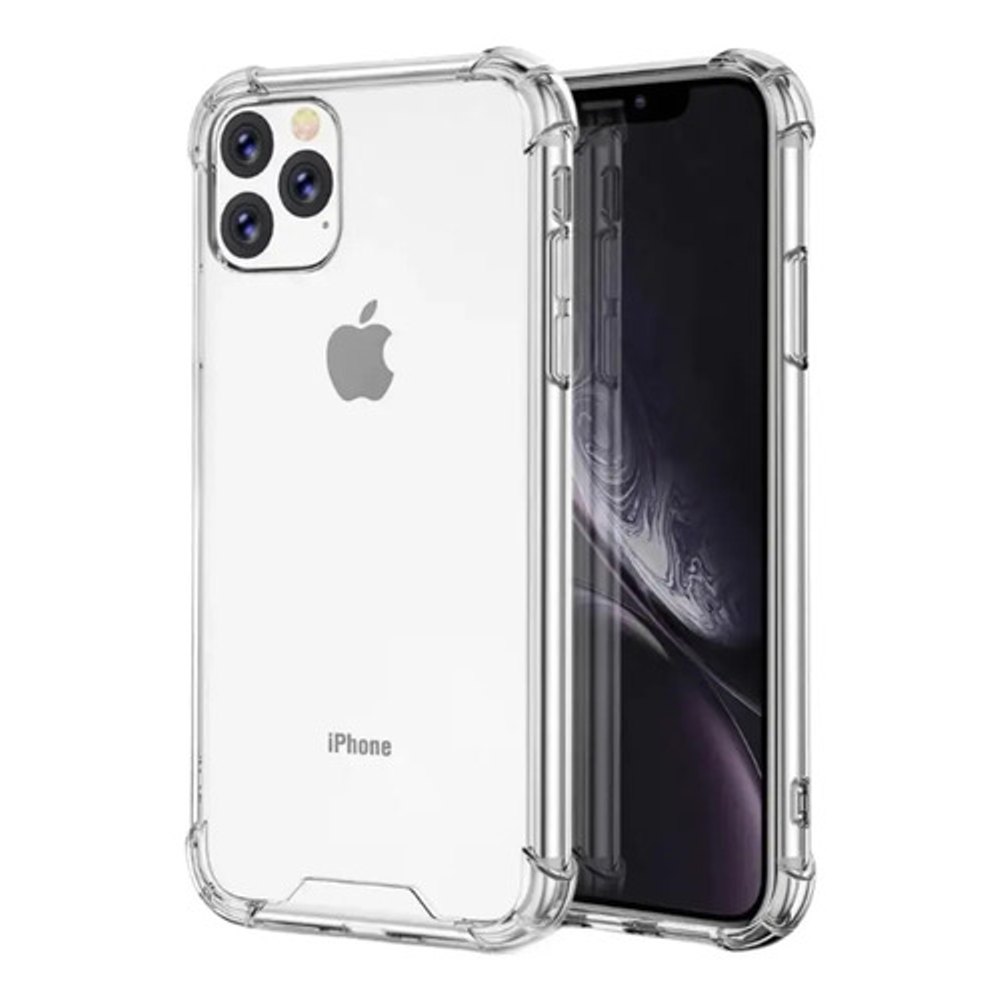 Capa de Silicone Transparente para iPhone 12 Pro Max