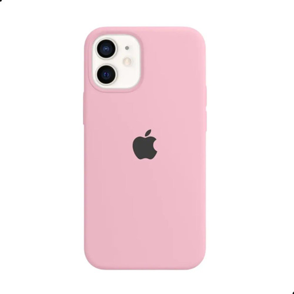 Capa de Silicone para iPhone 12 Pro - Rosa