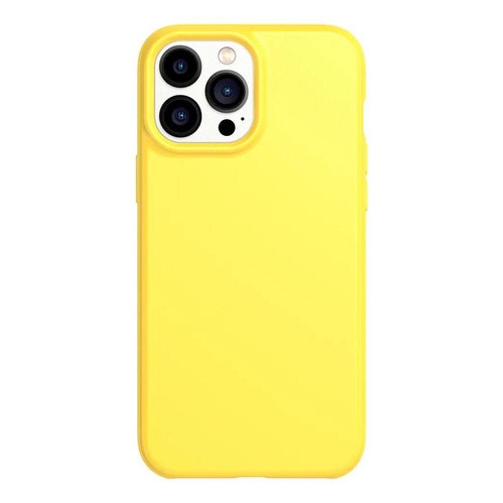 Capa de Silicone para iPhone 13 Pro Max - Amarelo Fluorescente