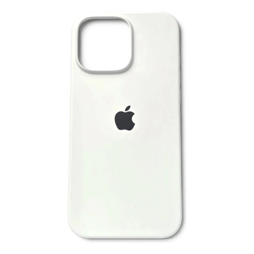 Capa de Silicone iPhone 13 Pro Max - Branco