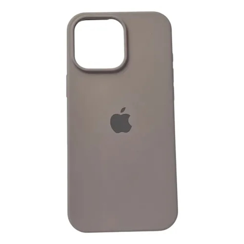 Capa de Silicone para iPhone 13 Pro Max - Cinza