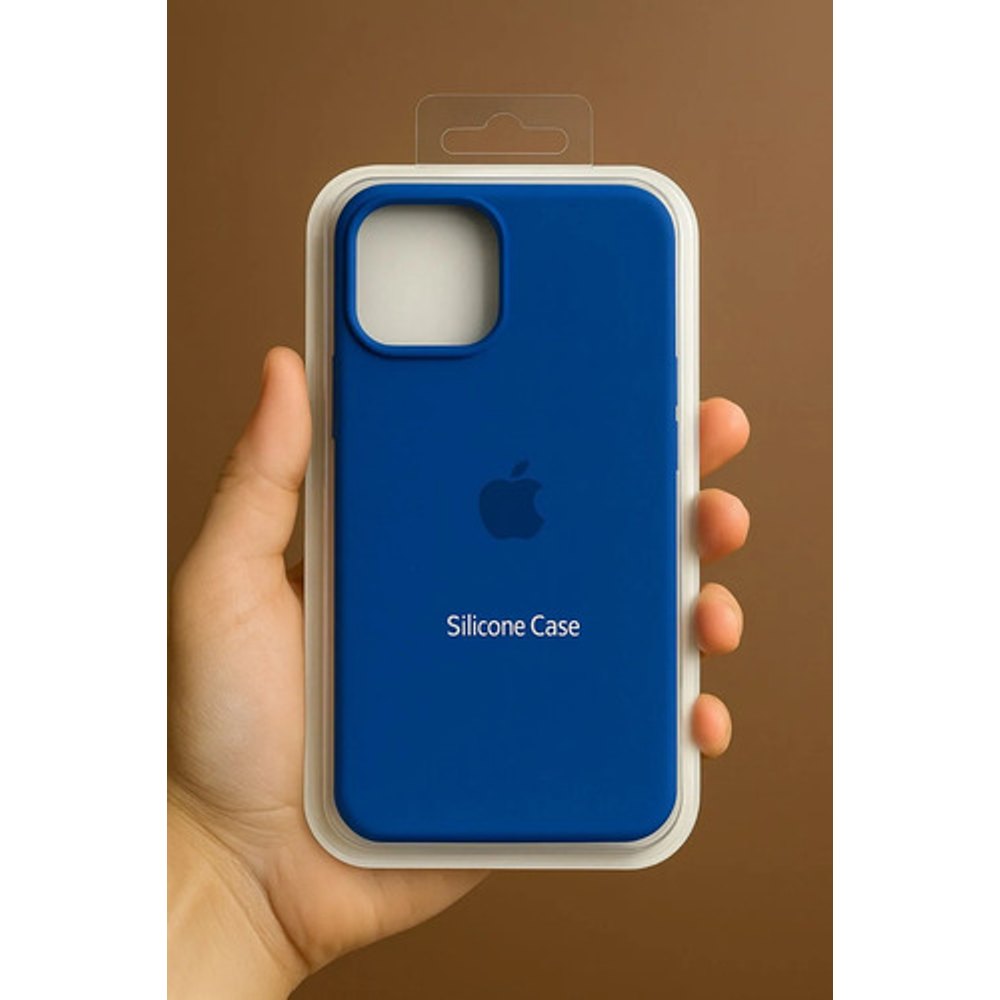 Capa de Silicone para iPhone 14 Pro - Azul