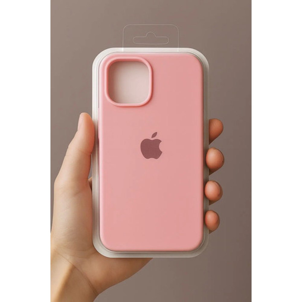 Capa de Silicone para iPhone 14 Pro Max - Rosa Claro