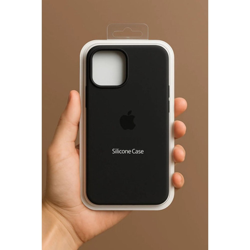 Capa de Silicone para iPhone 14 Pro - Preta