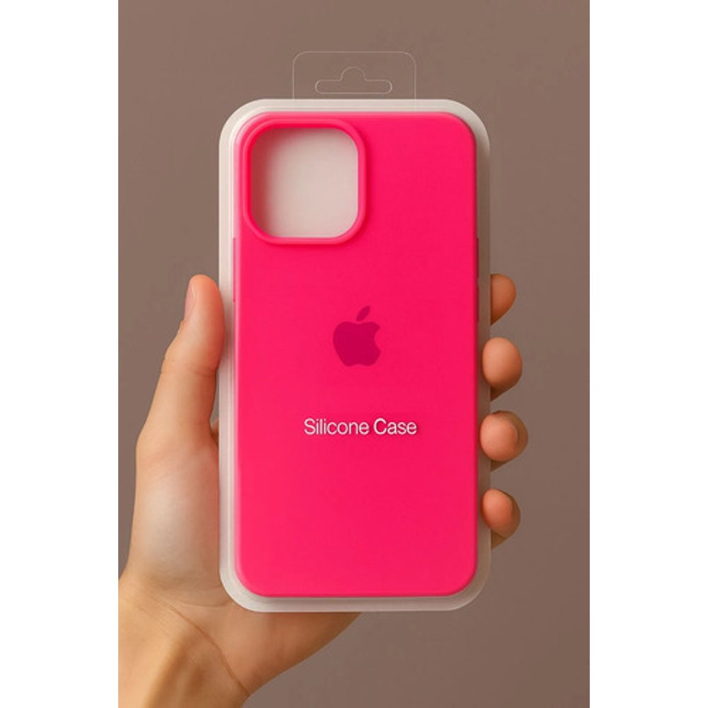 Capa de Silicone iPhone 14 Pro - Rosa