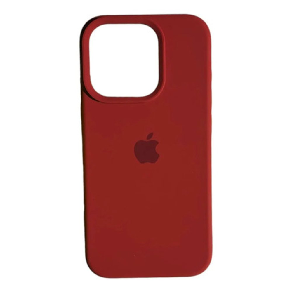 Capa de Silicone para iPhone 14 - Vermelho