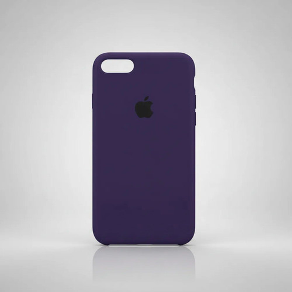 Capa de Silicone para iPhone 7 - Roxo Escuro