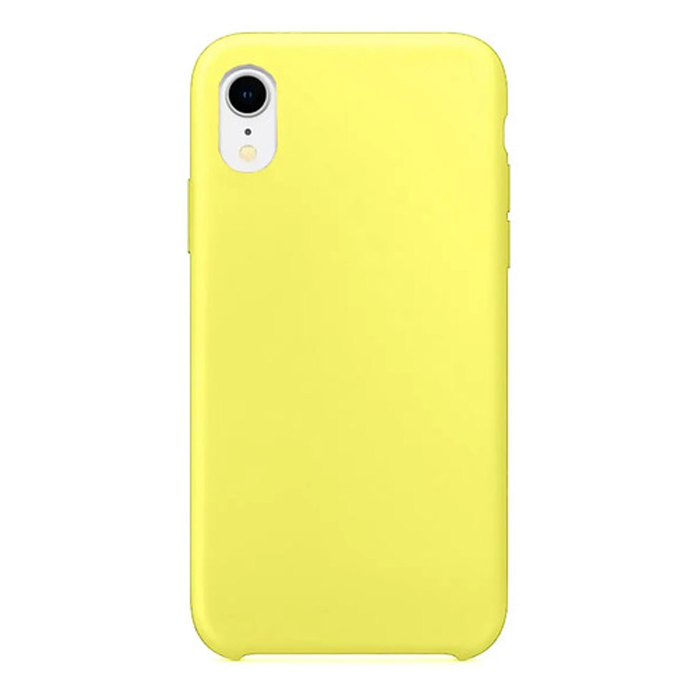 Capa de Silicone para iPhone XR - Amarelo
