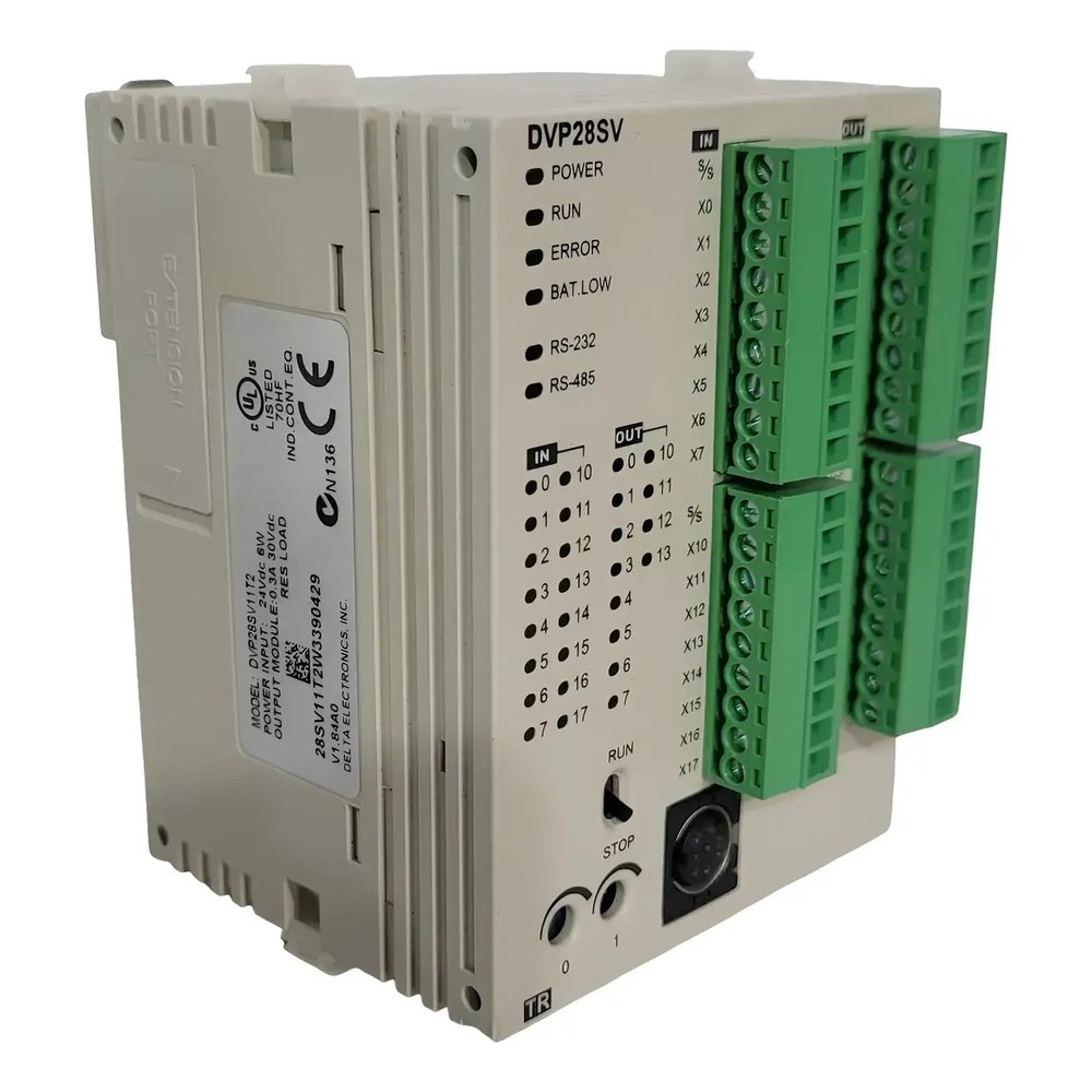 Delta CLP DVP28SV11T2 16 Entradas / 12 Saídas Transistor