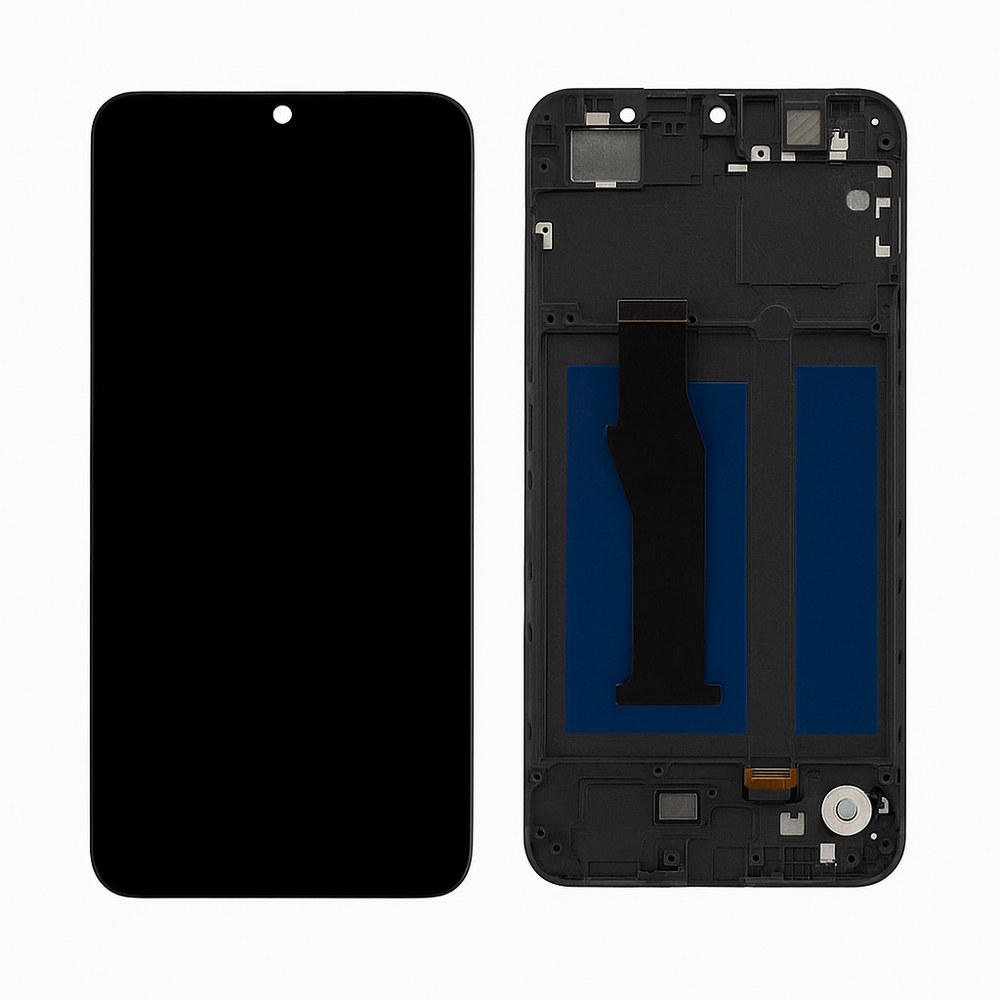 Tela Display LCD Diamonds Com Aro Para Moto G22 Preto
